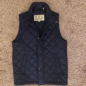 Barbour Quilted Vest - Navy Blue / Small